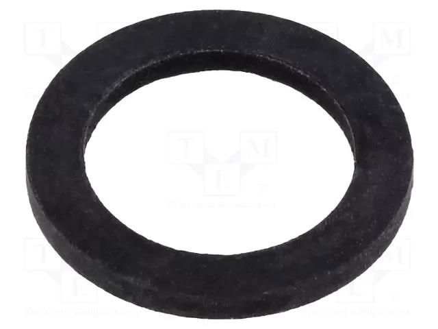 Gasket; CR caoutchouc; Thk: 1.5mm; Øint: 11.8mm; PG7; black TE Connectivity 1SNG609035R0000