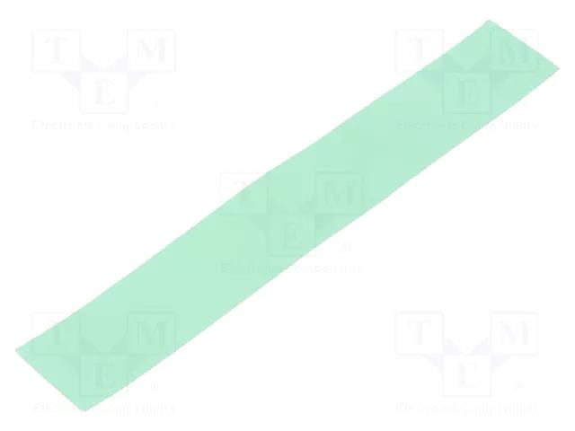 Tape: heat transfer; W: 20mm; L: 130mm; Thk: 0.3mm; 2.4W/mK; glueless AG TERMOPASTY THERMOPAD24-03X20