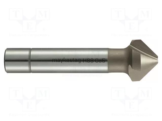 Countersink; high speed steel cobalt HSS-Co; Mounting: rod 6mm ALPEN-MAYKESTAG ALP.229000800100