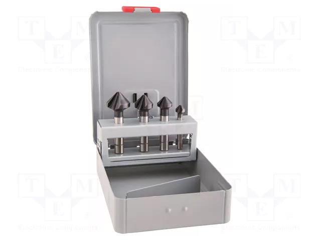 Countersink; high speed steel cobalt HSS-Co; 4pcs. ALPEN-MAYKESTAG ALP.239700004100