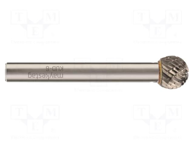 Rotary burr; Ø: 3mm; L: 38mm; metal; Working part len: 2.5mm; 6 ALPEN-MAYKESTAG ALP.787603103100