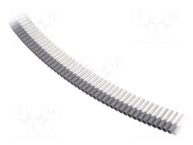Tip: bootlace ferrule; insulated; copper; 0.75mm2; 8mm; tinned PHOENIX CONTACT AI0.75-8GY-B