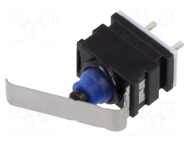 Microswitch SNAP ACTION; 0.01A/13.5VDC; SPST-NO; OFF-(ON); Pos: 2 OMRON Electronic Components D2GW-AL63D