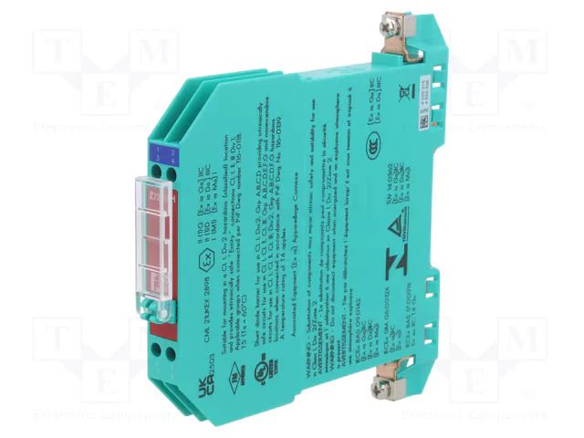 Converter: Zener barrier; for DIN rail mounting; -20÷60°C PEPPERL+FUCHS Z-728-H
