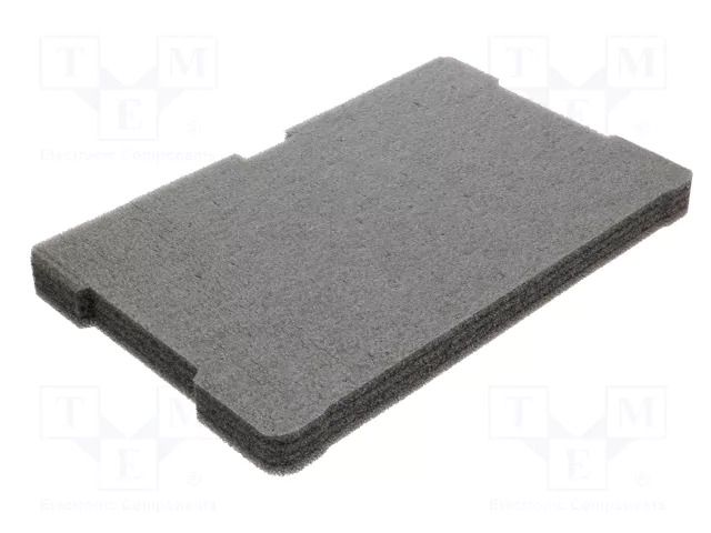 Foam insert; graphite; 500x320x40mm; 2pcs. LeanFoam LF-A-MILL-PACK