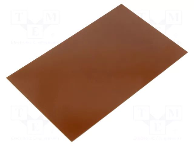 Laminate; FR4,fiberglass,epoxy resin; 0.5mm; L: 160mm; W: 100mm BUNGARD FR4100X160X05/1800
