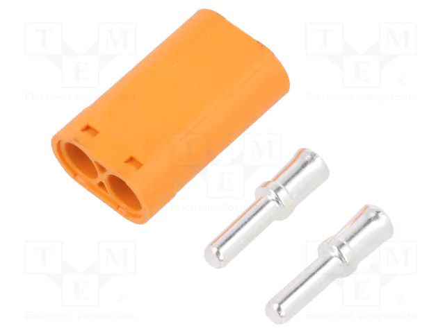 Connector: DC supply; plug; male; LC; 30A; 1kV; PIN: 2; straight AMASS LCB40-M