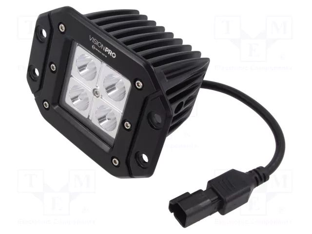 Lamp: working; 12W; 6500K; Light source: LED x4; 1080lm; VISIONPRO ELTA EB8017