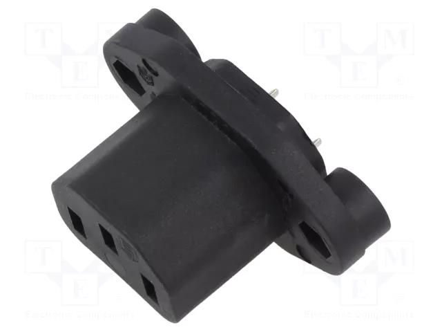 IEC 60320 connector 5091 Connector Outlet 10A F SCHURTER 6182.0004