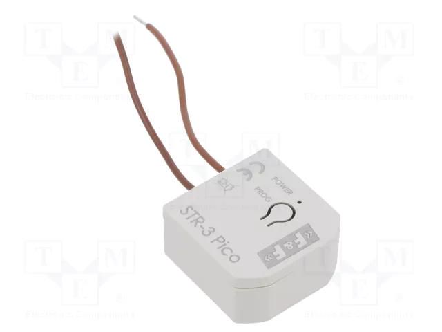 Blinds controller; in mounting box; 185÷265VAC; IP20; -25÷50°C F&F STR-3-PICO