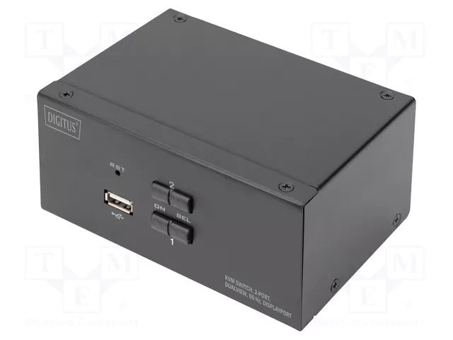 Device: KVM switch; black; USB 2.0 DIGITUS DS-12862
