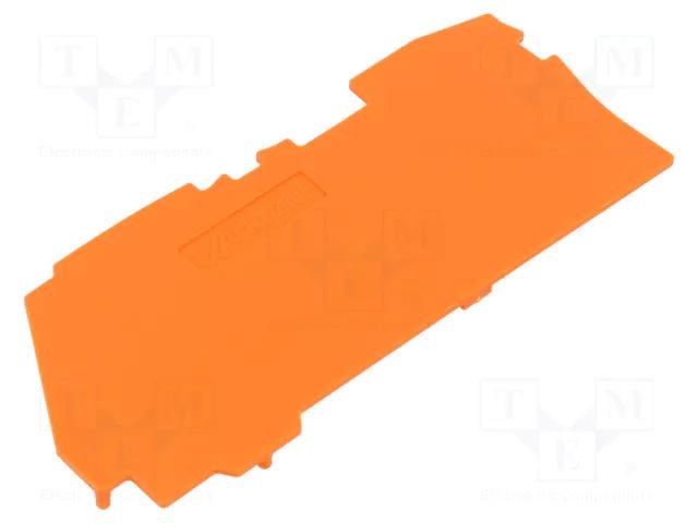 End plate; orange; 2106 WAGO 2106-1292