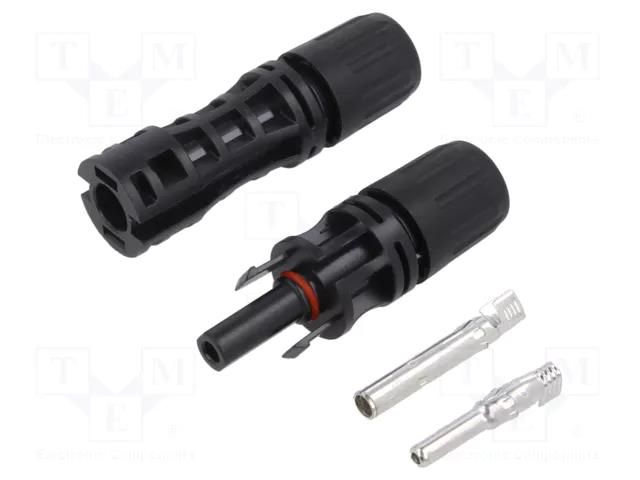 Connector: solar; male + female; 2.5÷10mm2; photovoltaics; 1.5kV CONNFLY DS1162-21-AC6B1A