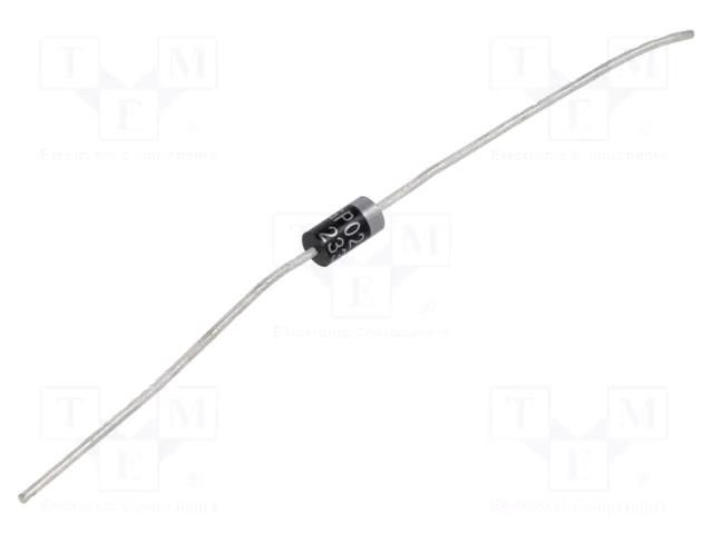 Diode: rectifying; THT; 1.6kV; 0.5A; 13 inch reel; Ifsm: 20A; DO41 VISHAY RGP02-16E-E3/54