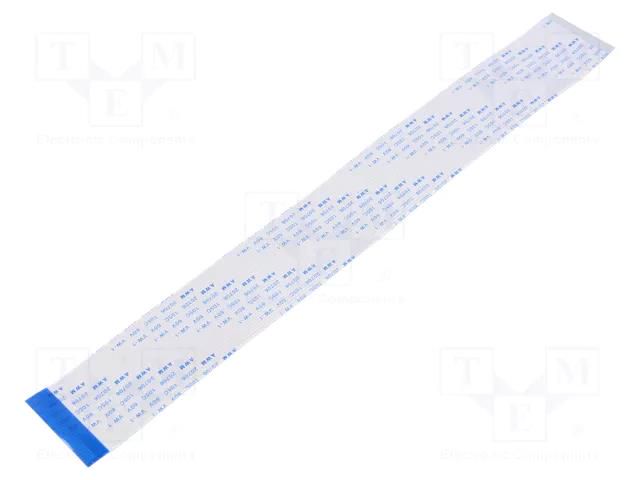 FFC tape; Cores: 30; Tape ph: 1mm; contacts on the opposite sides GCT 10-30-D-0254-C