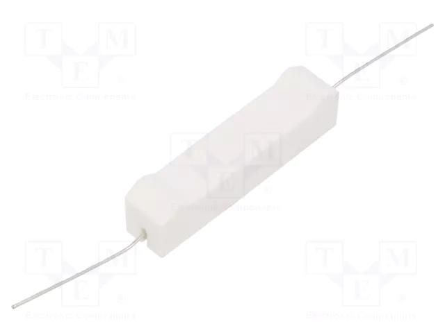 Resistor: wire-wound; cement; THT; 100mΩ; 10W; ±5%; Ø0.8x35mm ROYALOHM AX10WA-0R1