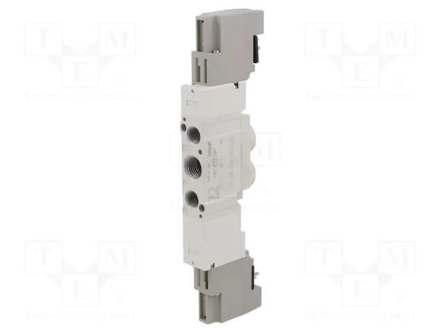 Electromagnetic valve; 2÷7bar; aluminium; HNBR caoutchouc; IP65 SMC SY74205YOS02FQ