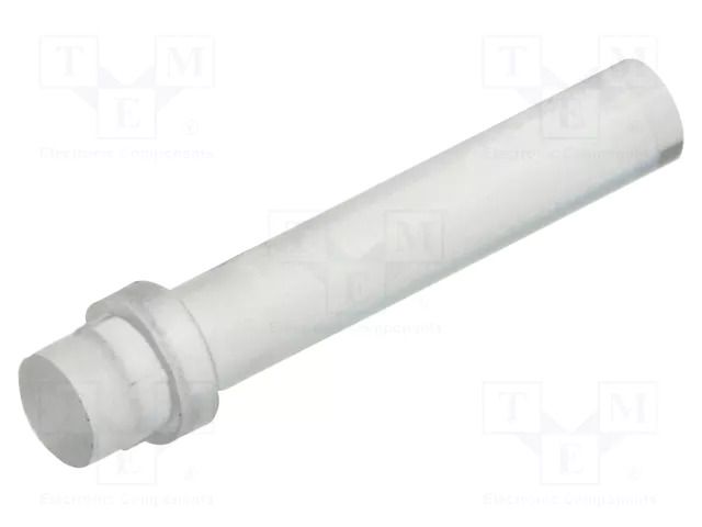 Fiber for LED; Ø3mm; L: 15.9mm; round; Front: flat; straight; PLP1 BIVAR PLP1-625-F