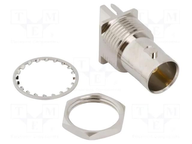 Connector: BNC; socket; female; straight; 75Ω; SMT; PTFE; -65÷165°C AMPHENOL RF 031-70526-12