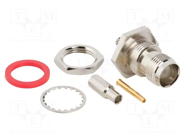 Connector: TNC; socket; female; straight; 75Ω; soldering,crimped AMPHENOL RF 122193