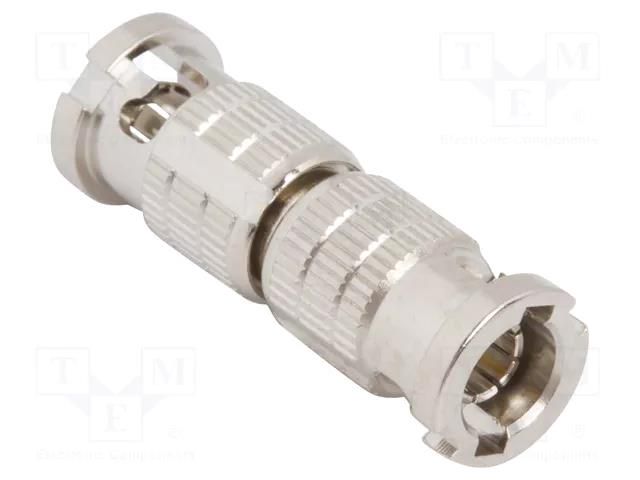 Adapter; HD-BNC male,both sides; Insulation: PTFE; 75Ω; 18GHz AMPHENOL RF 034-1113-12G