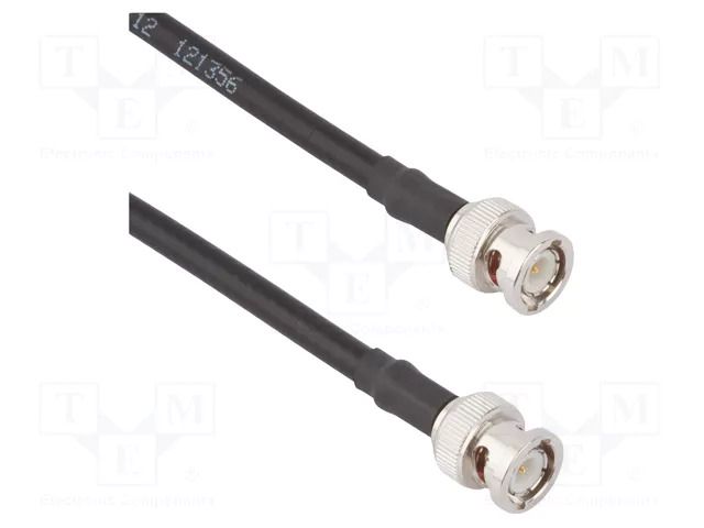 Cable; 1m; BNC male,both sides; straight; 50Ω AMPHENOL RF 095-850-278M100