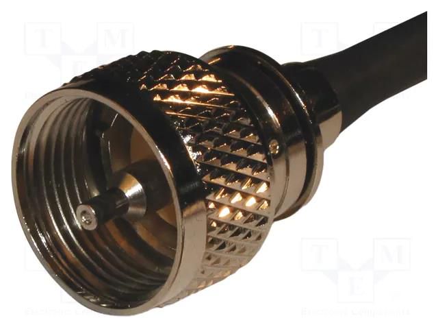 Connector: UHF (PL-259); plug; male; straight; soldering,clamp AMPHENOL RF 182103