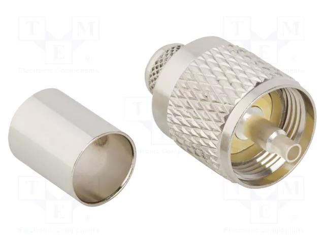 Connector: UHF (PL-259); plug; male; straight; RG214,RG393,RG9 AMPHENOL RF 182311