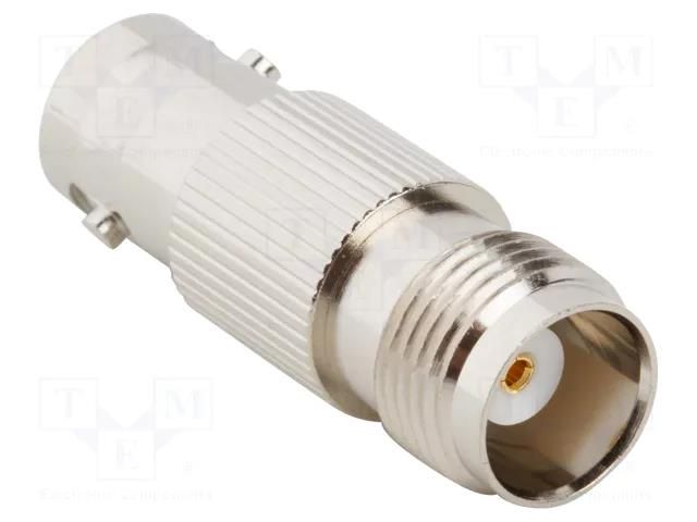 Adapter; BNC female,TNC female; Insulation: PTFE; 50Ω; brass; 4GHz AMPHENOL RF 242150