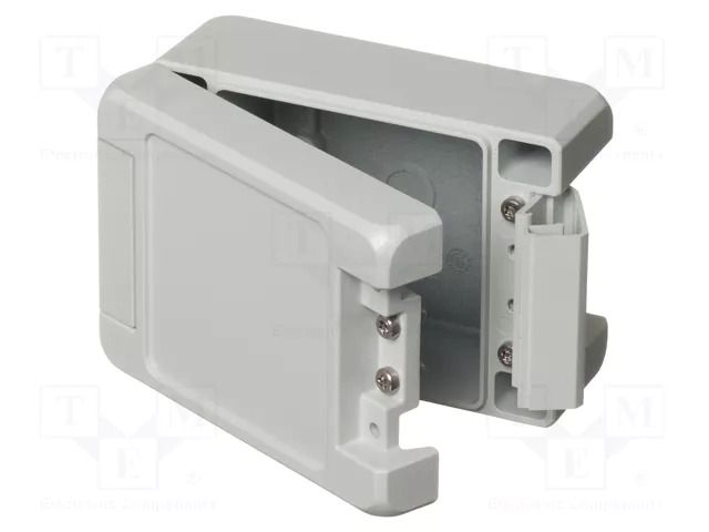 Enclosure: multipurpose; X: 86mm; Y: 121mm; Z: 60mm; BOCUBE ALU; grey BOPLA BA-100806-F-7035