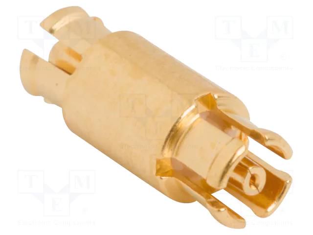 Adapter; SMPM male,both sides; Insulation: PTFE; 50Ω; 40GHz AMPHENOL RF 925-141A-51S