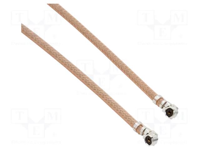 Cable; AMC female,both sides; angled; 0.15m AMPHENOL RF A-1PA-178-150N2