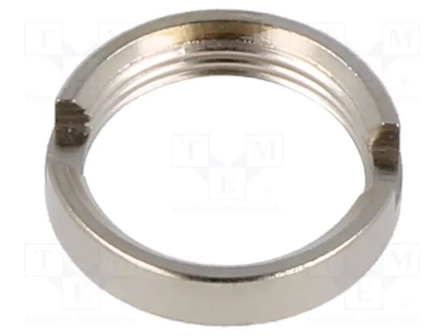 Accessories: nut; nickel; Thread: M12; 3mm STÄUBLI MUR-S/M12X0.75-NI