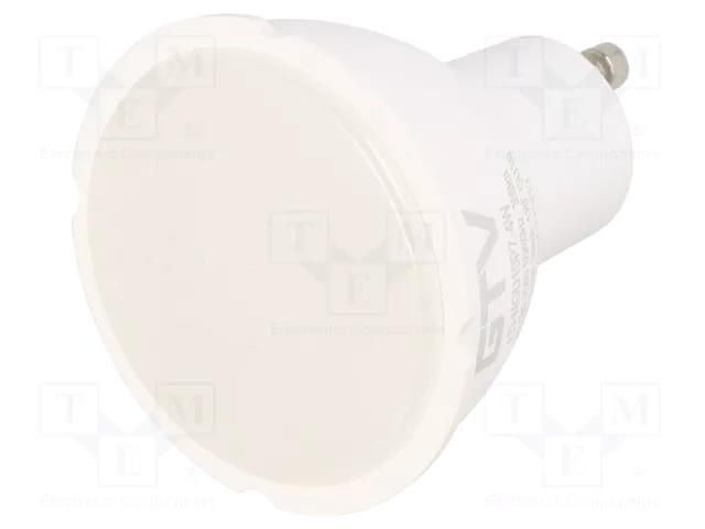 LED lamp; cool white; GU10; 230VAC; 350lm; 3.5W; 120°; 6400K GTV Poland LD-NGU10PZ-4W