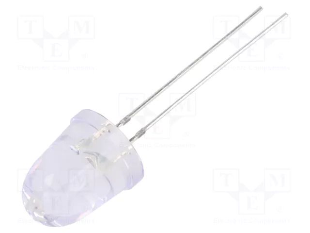 CRLED; red; 10mm; 14400mcd; 8°; Front: convex; 20VDC; No.of term: 2 OPTOSUPPLY OSR5PAA201A-CR14