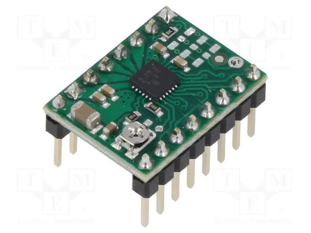 Stepper motor controller; DRV8434; 1.2A; Uin mot: 4.5÷48V; green POLOLU POLOLU-3763