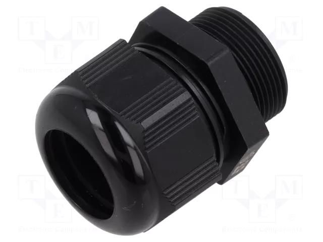 Cable gland; without nut,with long thread; M32; 1.5; IP68; black TE Connectivity 1SNG601117R0000