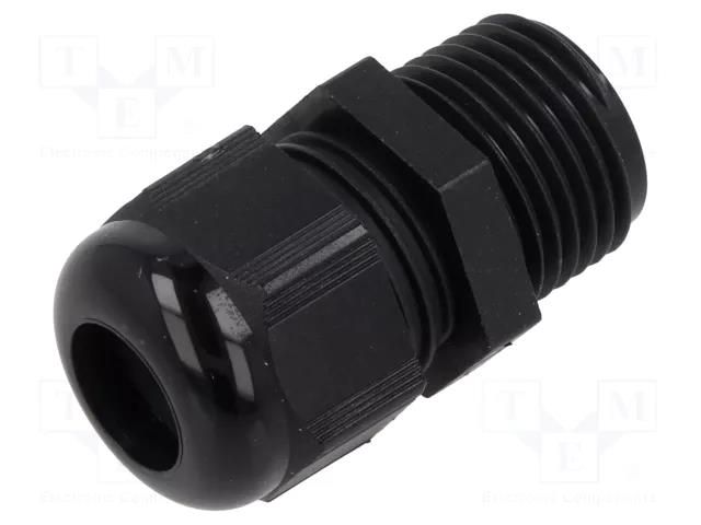 Cable gland; without nut; M16; 1.5; IP68; polyamide; black TE Connectivity 1SNG601045R0000