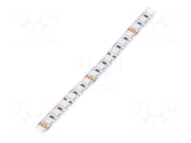 LED tape; RGB; LED/m: 120; 8mm; IP20; 120°; 19.2W/m; Thk: 2.5mm; 24VDC KLUŚ K-RGB-1920-24