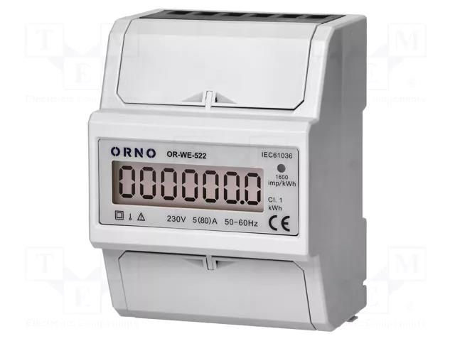 Controller; for DIN rail mounting; IP20; Ioper.max: 80A; Inom: 5A ORNO OR-WE-522