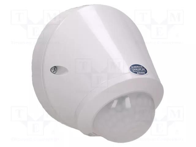 Motion sensor; wall mount; 230VAC; IP65; 12m; Range: 10s÷7min; 800W ORNO OR-CR-256