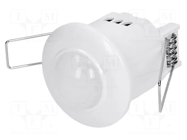 Motion sensor; ceiling; 230VAC; IP20; 6m; Range: 10s÷15min; 360° ORNO OR-CR-235