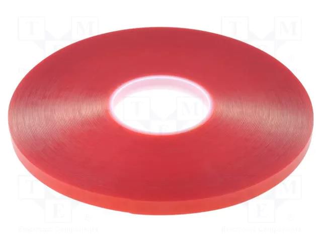 Tape: fixing; W: 12mm; L: 33m; Thk: 1mm; double-sided; acrylic AFTC AFTC-5310-12MM-33M