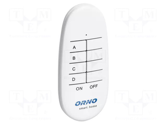 Remote control; 30m; Ch: 4; white ORNO OR-SH-1752