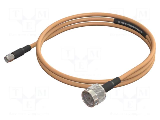 Test lead; SMA male,plug type N male; Len: 0.6m; brown-beige CAL TEST CT4443-60