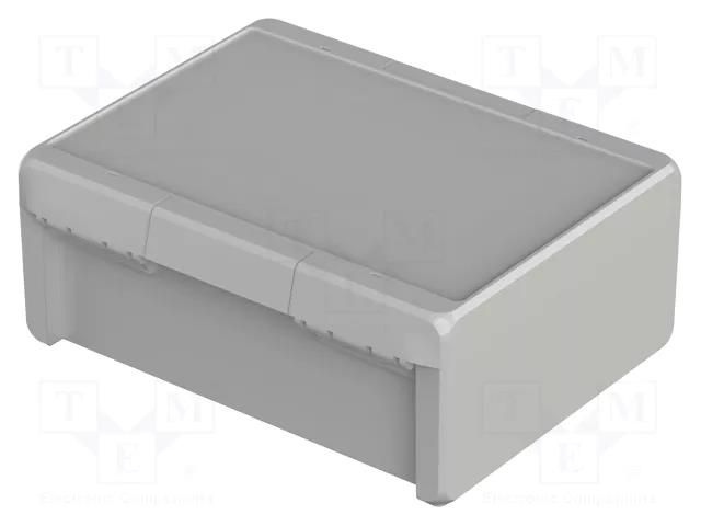 Enclosure: multipurpose; X: 239mm; Y: 300mm; Z: 120mm; BOCUBE; ABS BOPLA B233012-ABS-7035