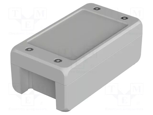 Enclosure: multipurpose; X: 86mm; Y: 159mm; Z: 60mm; BOCUBE ALU; grey BOPLA BA-S140806F-7035