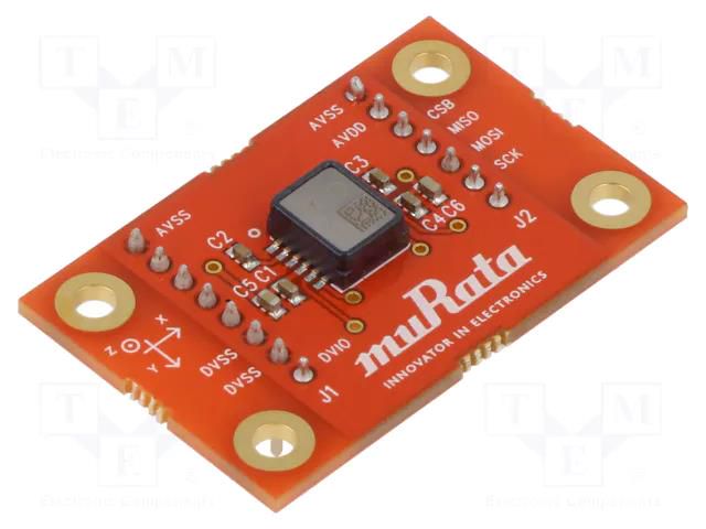 Sensor: inclinometer; ±30°/±90°; 2-axis tilt sensor; -40÷85°C Murata Power Solutions SCL3400-D01-PCB