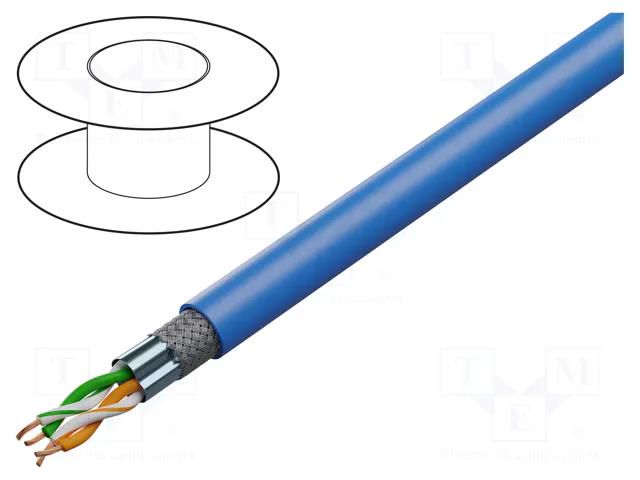 Wire; HELUKAT® 100IND,SF/UTP; 2x2x26AWG; industrial Ethernet; 5e HELUKABEL HELUKAT100-IND