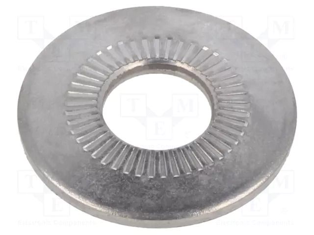 Washer; internally serrated; M10; D=27mm; h=3.1mm; BN 21207 BOSSARD B10/BN21207
